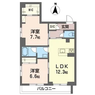 フォレ自由が丘【2階】の間取り