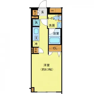 プレール・ドゥーク中野上高田【2階】の間取り