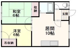 コーポ越田【1階】の間取り