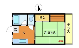 東京都武蔵野市吉祥寺北町5【アパート】の間取り