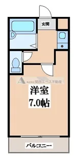 プレアール御幸町【2階】の間取り