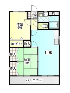 フレンドリーハイツ【3階】の間取り