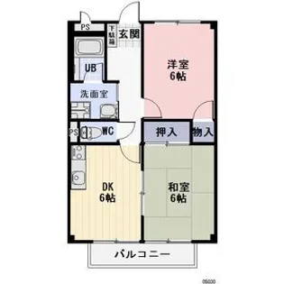 センティヴェール【1階】の間取り