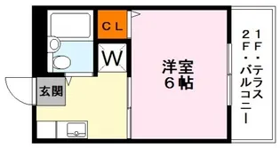 ネオコーポ萩【2階】の間取り
