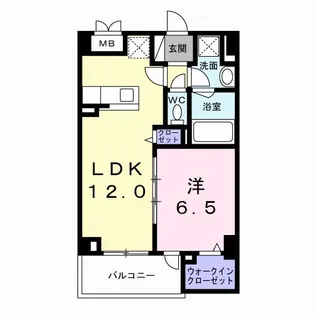 九条3丁目マンション(027477101)【3階】の間取り