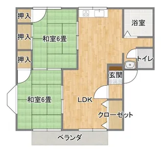 クレストハウス【1階】の間取り