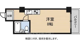 タイホウハイツ敷津1番館【7階】の間取り