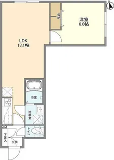 ウェルスクエア桜上水【2階】の間取り
