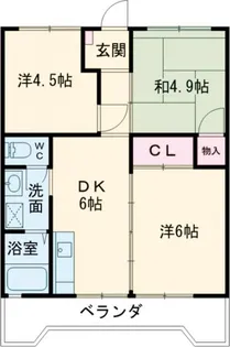 シティハイツ【5階】の間取り