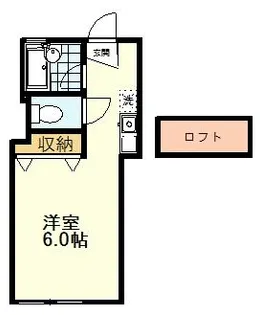 東京都国立市東2【アパート】の間取り