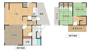 和歌山県西牟婁郡上富田町朝来【一戸建】の間取り