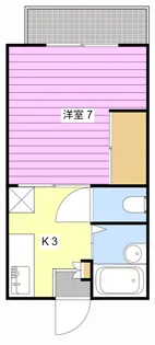 ヴィラベルディC【2階】の間取り
