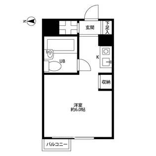 小机フラワーハイツ【3階】の間取り