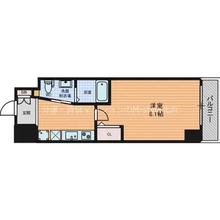 セレニテ本町グランデ【15階】の間取り