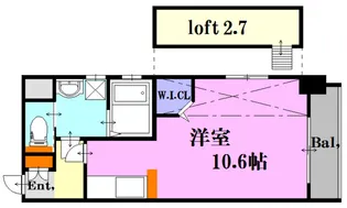 広島県広島市中区大手町5【マンション】の間取り