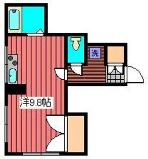 松本ハイツ【2階】の間取り