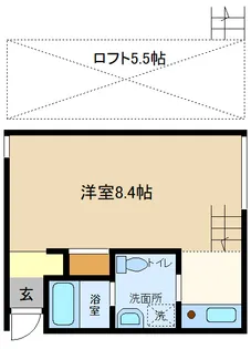 エヌパティオ【2階】の間取り