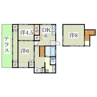 千葉県柏市根戸【一戸建】の間取り
