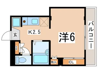 大山フラットの間取り