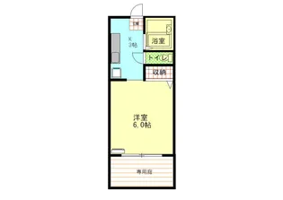 ダンケタカミヤII【1階】の間取り