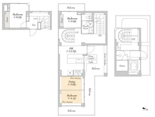 ルミーク早稲田の間取り
