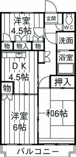 ハイツフェニックス【3階】の間取り