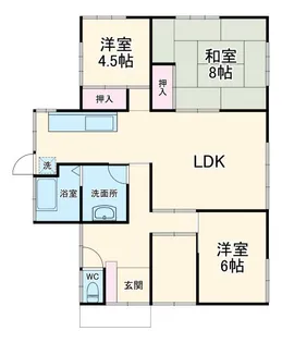 静岡県浜松市中央区安松町【一戸建】の間取り