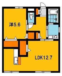 日光ハイツD【1階】の間取り