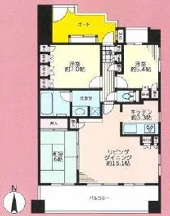 クリオ本厚木壱番館【9階】の間取り