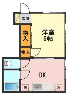 モンフレール【1階】の間取り