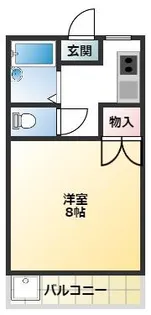 クレストコーポIII【2階】の間取り