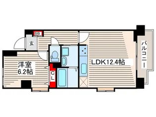 SUN NOBORI葛西I【9階】の間取り