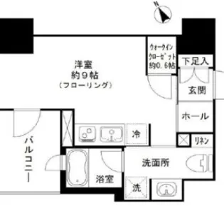 パークホームズ浜松町【8階】の間取り