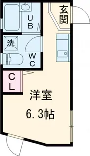 エフォート西池袋【2階】の間取り