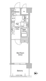 コンフォリア東品川【4階】の間取り