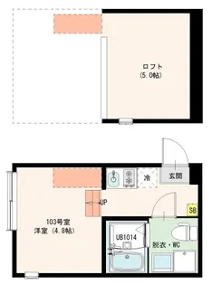 (仮称)青井四丁目B Designer Apartment【1階】の間取り