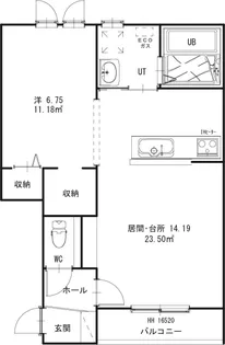 Faddish(ファディッシュ)【2階】の間取り