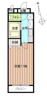 カーサジェンテス【1階】の間取り