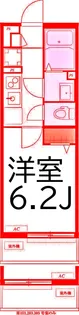 リブリ・夢見ヶ崎【3階】の間取り