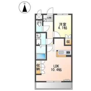 メイ・ナナラ【2階】の間取り