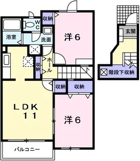 エテルノ II【2階】の間取り