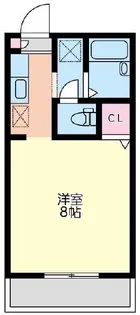 ベルジュ・リーオ【2階】の間取り