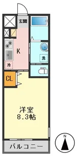 東京都江戸川区北小岩6【アパート】の間取り