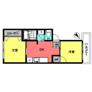 ルナハウス【2階】の間取り