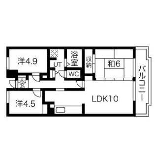 大阪府門真市東江端町【マンション】の間取り