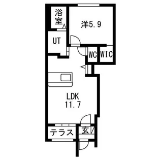 MSS清住台【1階】の間取り