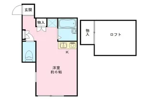 キャッスル青木【1階】の間取り