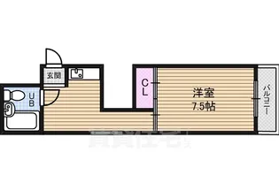 プルシャン西淡路【3階】の間取り