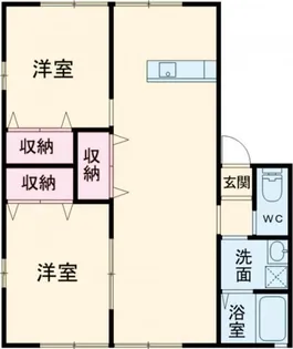 アーバンスクエアA【2階】の間取り