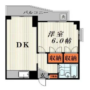パークサイド波良【2階】の間取り